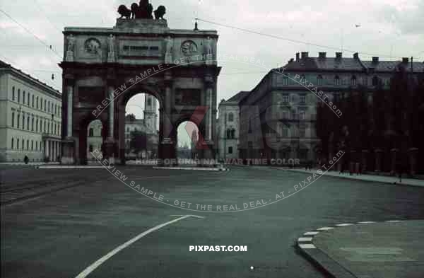 1939 Munich Germany Siegestor 1813 Victory Gate