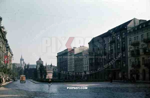 1940 Krakow Poland - Plac Jana Matejki - Krakau