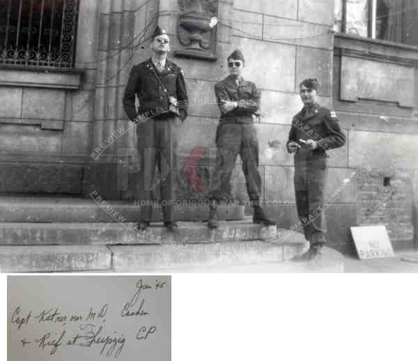 69th infantry division - Leipzig - Germany - 1945 - Runde Ecke - June - CP
