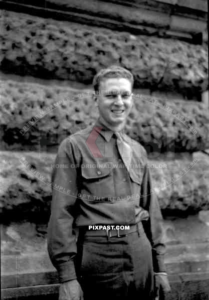 69th infantry division - Leipzig - Germany, June 23d 1945 our driver Borus Bahnhofplatz