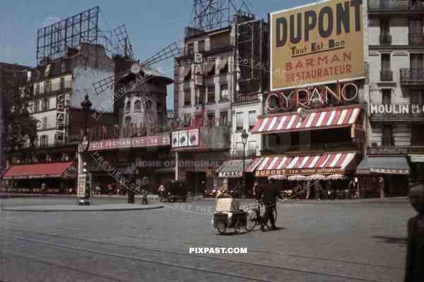 82 Boulevard de Clichy in Paris, France 1940