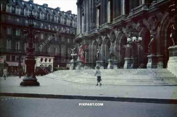 Academie Nationale de Musique and Grand Hotel in Paris, France 1940