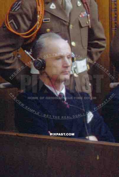 Admiral Karl Donitz. Nuremberg Trial 1946