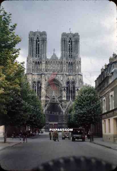 Advance Section (ADSEC) in Notre Dame, Paris 1945