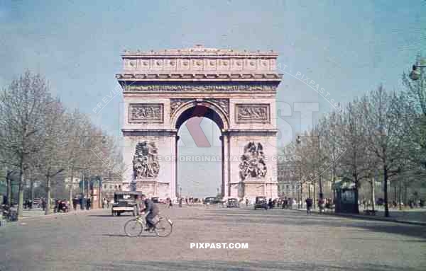 Arc de Triomphe in Paris, France 1944