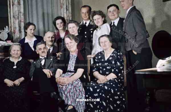 Austrian Luftwaffe pilot wedding day family group Vienna Austria Wien 1941 Hitler mustache apartment vinyl player