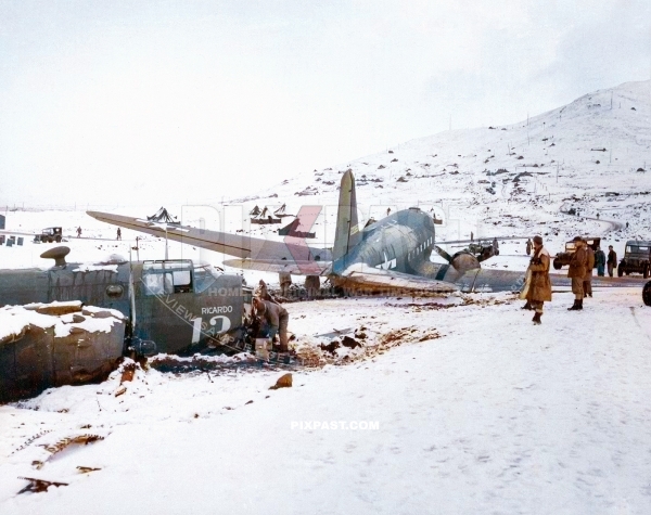 B 25G Mitchell Aleutian Islands 1943