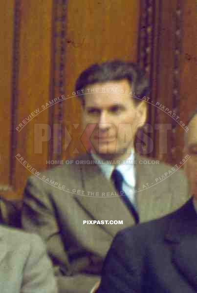 Baldur von Schirach. Fomer German Youth Leader and Governor of Vienna. NUREMBERG TRIALS 1946