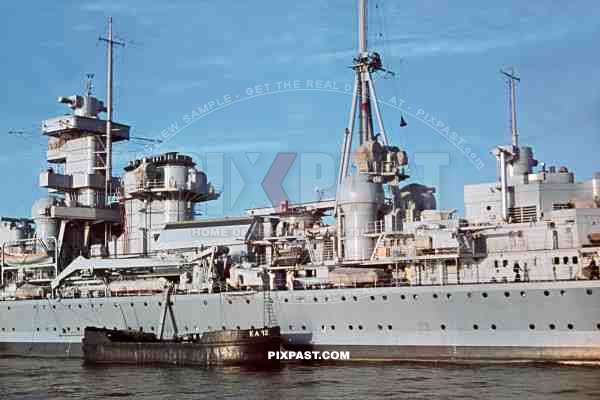 battleship Admiral Hipper in Kiel, Germany 1939