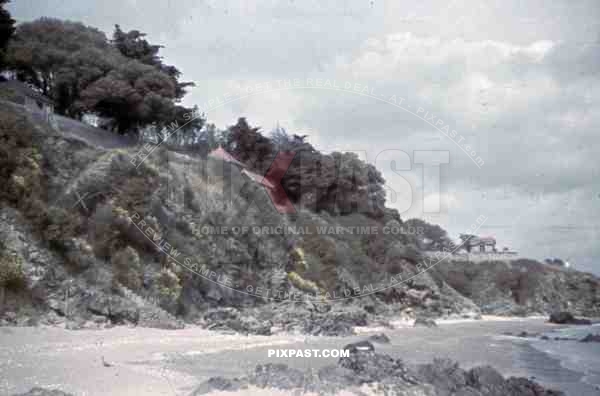 beach of St. Nazaire, France 1942
