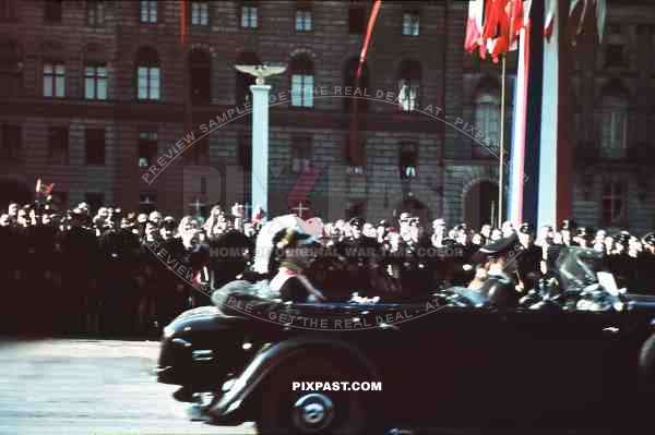 Berlin, 1939, State visit of prince regent Paul of Yugoslavia,  Pariser Platz