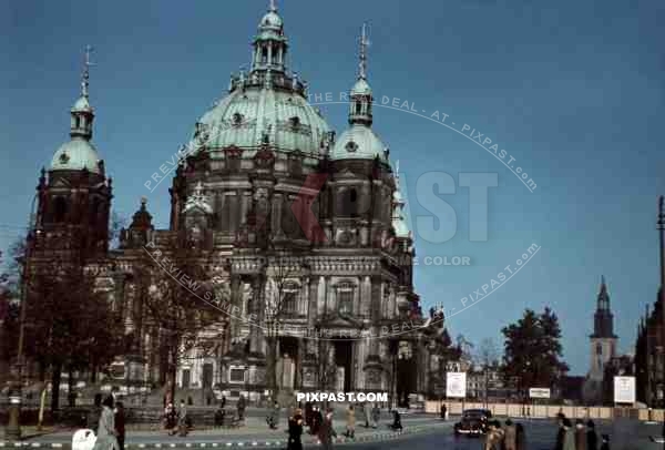 Berliner Dom, Berlin Cathedral, Berlin Germany 1942. 