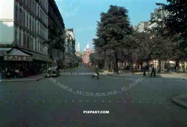 Boulevard des Batignolles Paris, France 1940