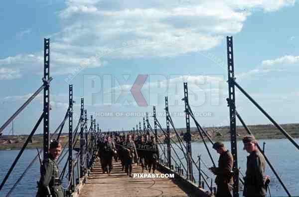 Bridge over the river Desna, Russia 1944