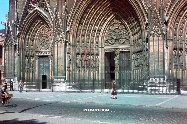 Cathedrale Notre dame de Rouen France 1940