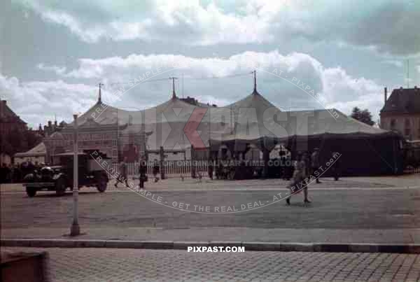 Circus Busch Berlin and a fair in Metz, France ~1940