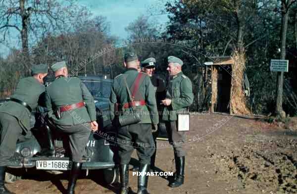Conversation with PAK artillery officers westwall 1939 bunker car