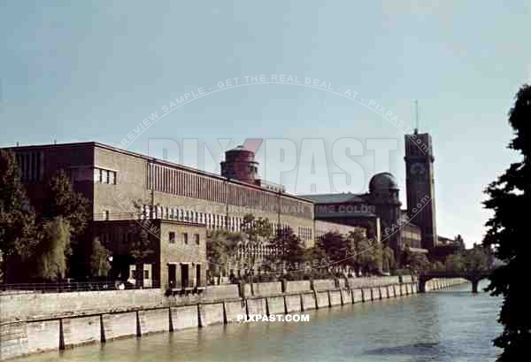 Deutsches Museum Munich 1940. Beside Isar River.