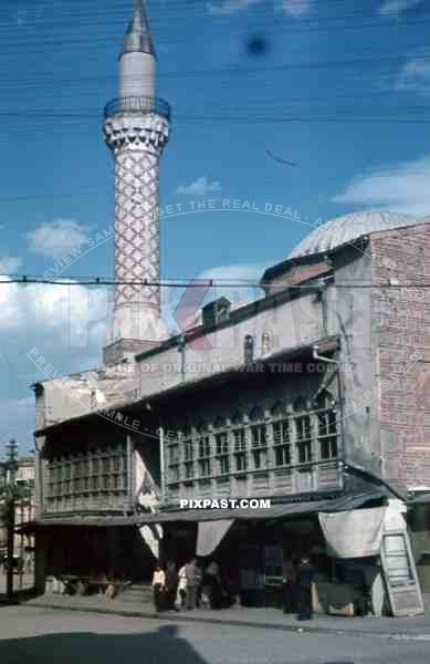 Dzhumaya mosque in Plovdiv, Bulgaria 1942