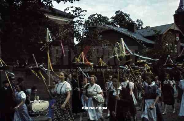 festival procession in Minden, Germany 1939