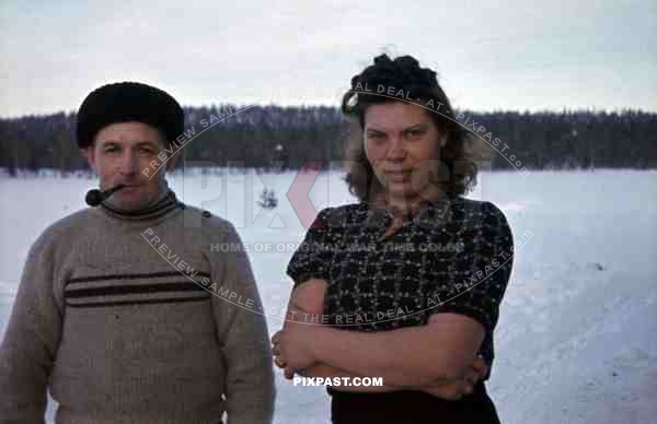 finnish couple, Finland 1944