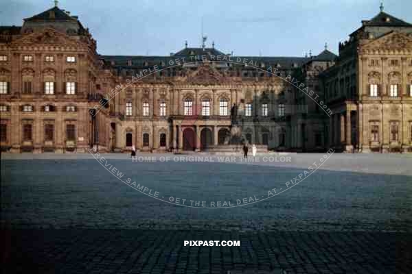 former residence of the WÃ¼rzburg prince-bishop, Germany ~1941