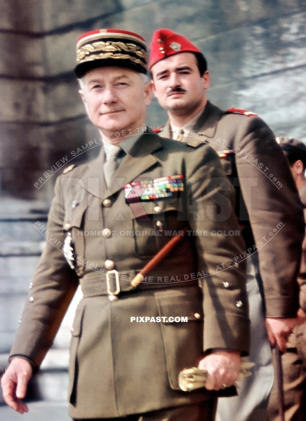 French Army General Alphonse Juin. Paris August 17th 1945