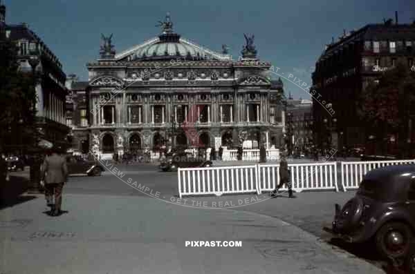 Garnier opera house in Paris, France 1940