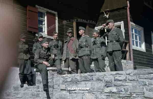 gebirgsjager binoculars Edelweiss Norway summer 1942 jacket