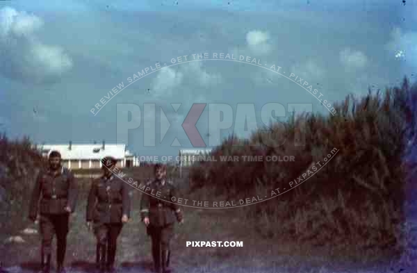 German Training centre for Russian Cossack POA volunteers in German service, Smolensk Russia 1942. Legionslager