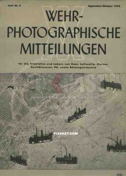 German war time magazine for photography. Wehr Photographische Mitteilungen 1943 Heft 4
