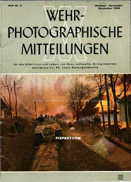 German war time magazine for photography. Wehr Photographische Mitteilungen 1944 Heft 5