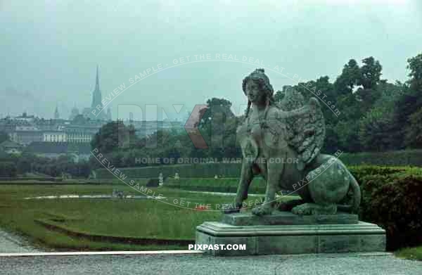 Goddess Guardian of Belvedere Palace, Vienna, Austria 1940 Cathedral