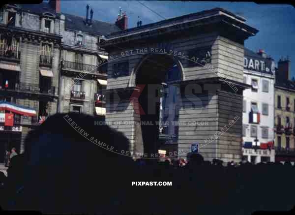 Guillaumeâ€™s Gate, Dijon France VE Day (Victory in Europe) May 8th 1945