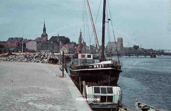harbour of Kappeln an der Schlei, Germany 1940