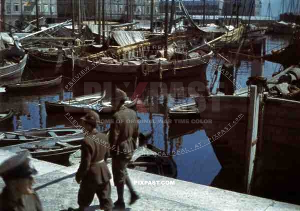 Harbour of Rijeka, Croatia 1941