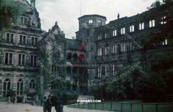 Heidelberg Castle 1936 Schlosshof