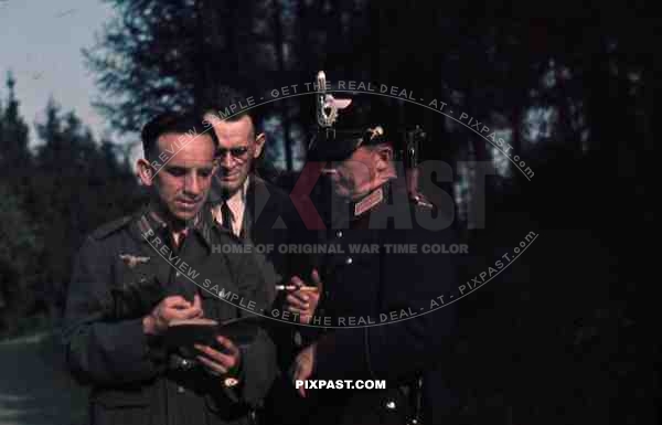 Hugo Krause 134th Gebirgsjager Division german police checking soldbuch