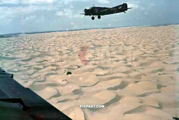 Junkers Ju 52 transport aircraft Luftwaffe flying soldiers Italy to Africa Rommel AfrikaKorp