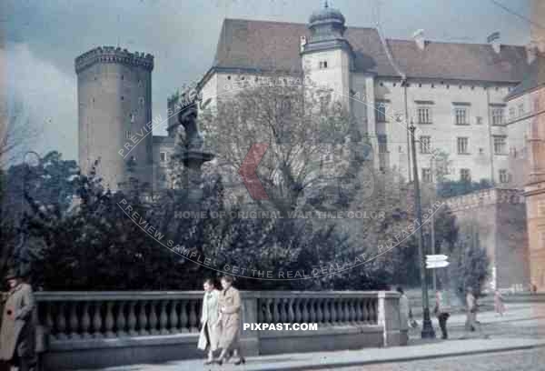 KÃ¶nigsresidenz Wawel in Krakow, Poland 1940