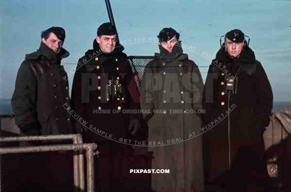 Kriegsmarine seamen on cruise along the french Atlantic coast 1941