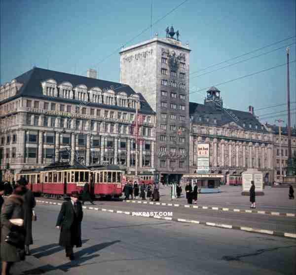 Krochhochhaus at the Augustusplatz in Leipzig, Germany 1940