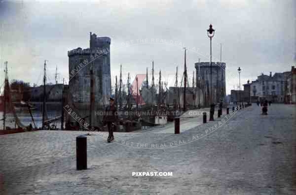 La Rochelle harbour, France 1940