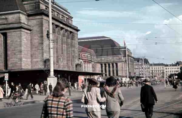 Leipzig main station, Germany 1940