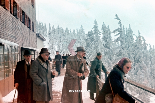 Lindau family spending winter holidays in Bad Reichenhall Bavaria Germany 1944