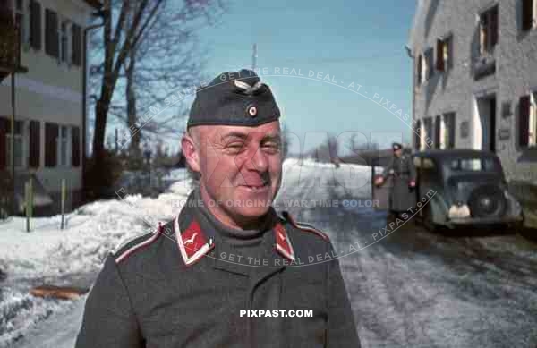 Luftwaffe Hauptmann Rolf, Januar 1940.  From Flakgruppe Memmingen Flakgruppe. Winter