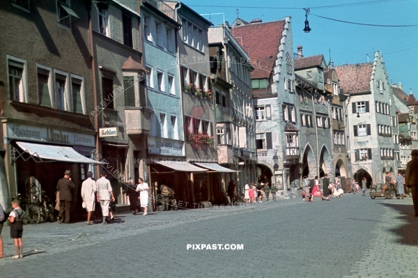 Maximilianstrasse in Lindau Germany at Lake Constance. the Bodensee 1939
