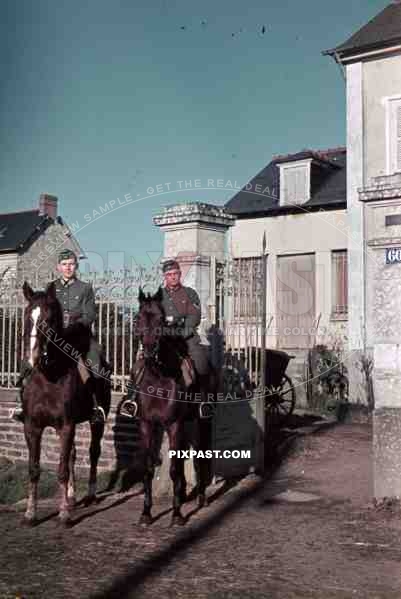 medical doctor on horse france 1940