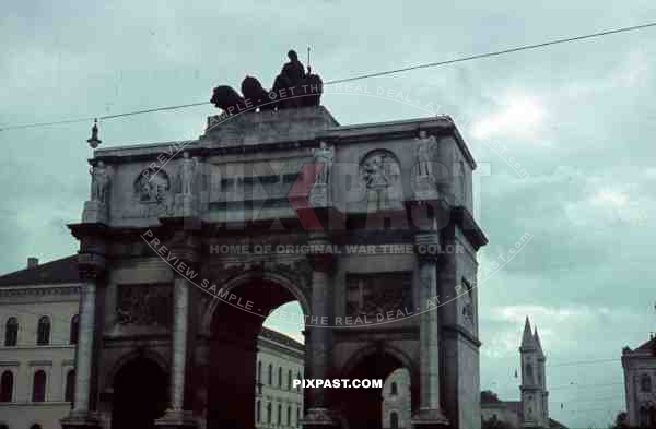 Munich Germany 1940 Triump Gates Siegestor