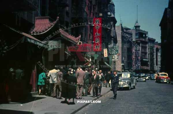 New York City China Town 1947